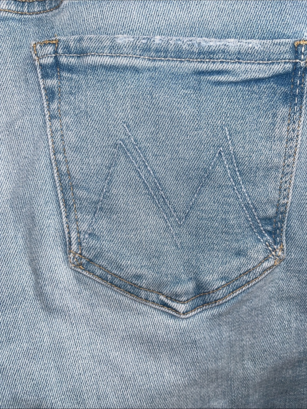 MOTHER Mid Rise Dazzler Ankle LIMITED EDITION - Light Blue size 29 - Picture 5 of 10